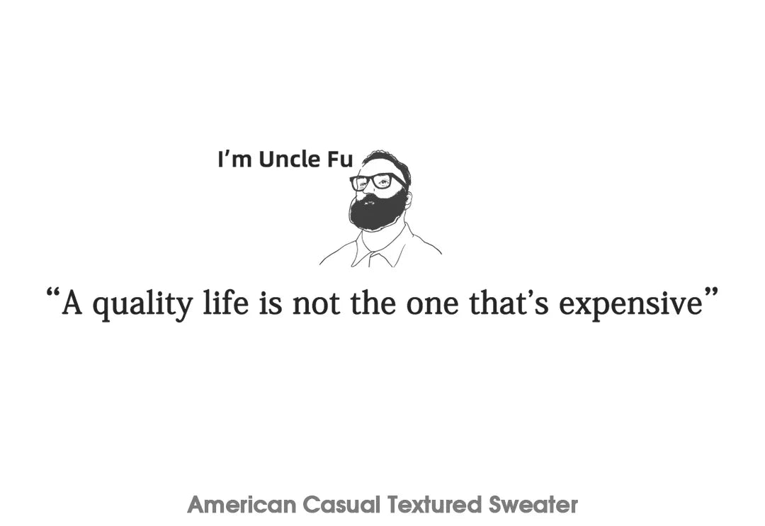 Maden New Vintage Heavyweight Knitted Crew-neck Sweater Brown Warm Pullover Men's Versatile Top for Autumn and Winter Knitwear.