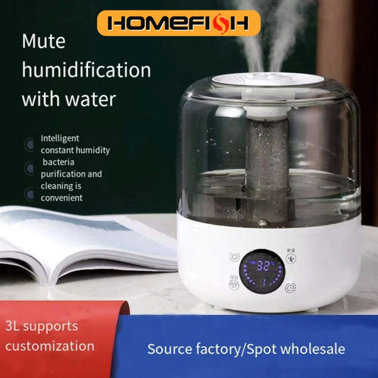 CK2 3L Professional Large Capacity Household Silent Air Humidifier Plant Spray Aroma Diffuser with Remote Control Timer.