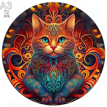 Giraffe Wooden Animal Puzzle Medium Difficulty Wood Jigsaws for Kids Adults Dragonfly Jigsaw Interesting Intelligent Toys