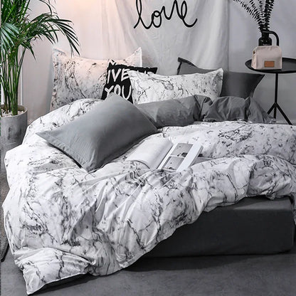 3pcs Duvet Cover Set with Pillow Case Double Comforter Bedding Set Quilt Cover Queen/King Couple or Single Bed.