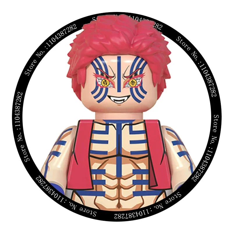 2025 Hot Toys WM6116 WM6138 Demon Slayer Blade Building Blocks Mini Action Figure Accessories Halloween Christmas Gifts for Kids