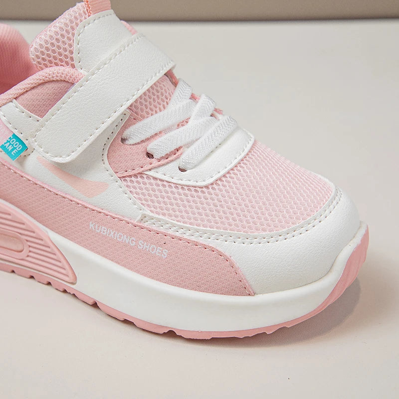 Autumn Girls Sneakers Mesh Fashion Soft Sole Outdoor Non-slip Children Casual Shoes Running Basketball Boy Sport Shoe Size 26-37.