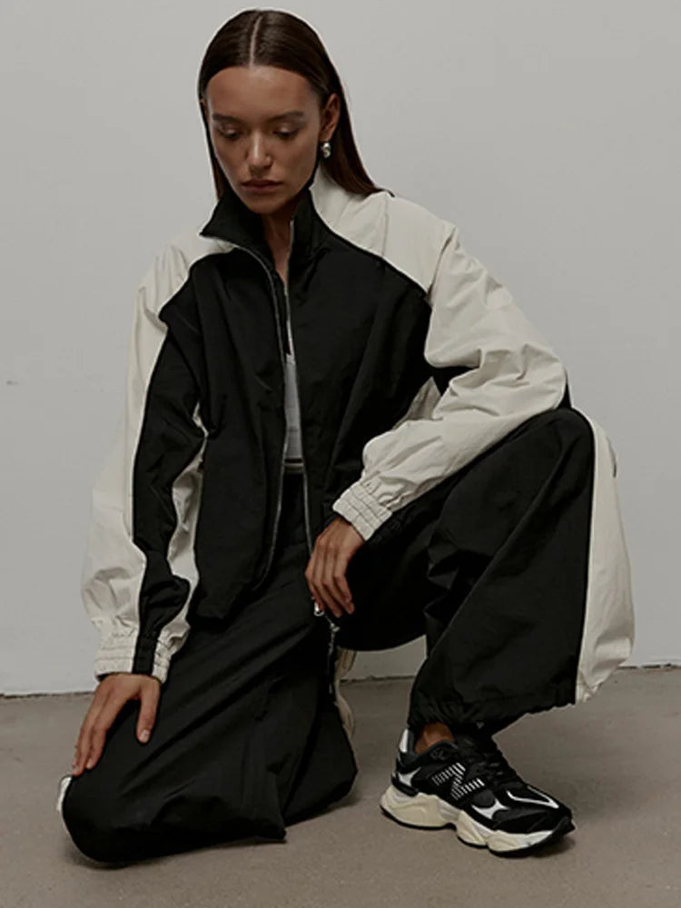 Two Piece Sets Pant Set Women Tracksuit Jogger Y2k Sweatshirts Autumn Winter Sports Elastic Waist Streetwear Pants Matching Sets