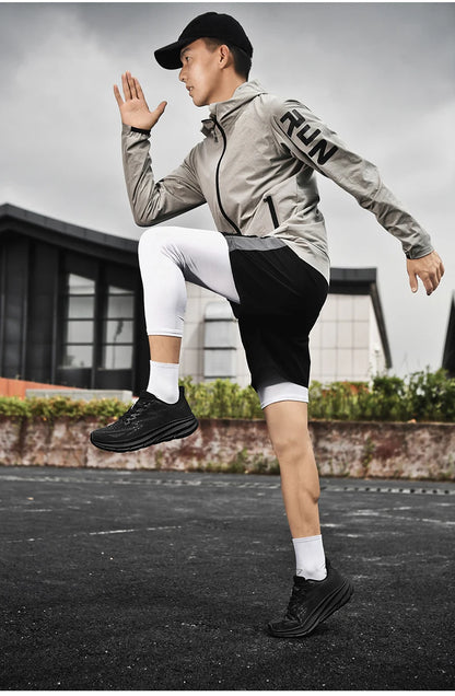 Men's Running Shoes Luxury shoes Couple Outdoor Sneakers Cushioning Breathable Mesh Off-road Trainer Shoes Race Non-Slip Fashion.