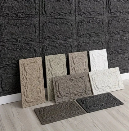 PU stone wall panel, 10 mm, realistic brick pattern, anti-mould and moisture-proof, waterproof and washable, suitable for/outdoo