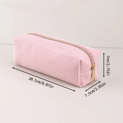 Federmäppchen, einfarbig, Federmäppchen, Schulbedarf, großes Fassungsvermögen, Schreibwarentasche, Schule, japanisches Briefpapier, Schulbedarf.