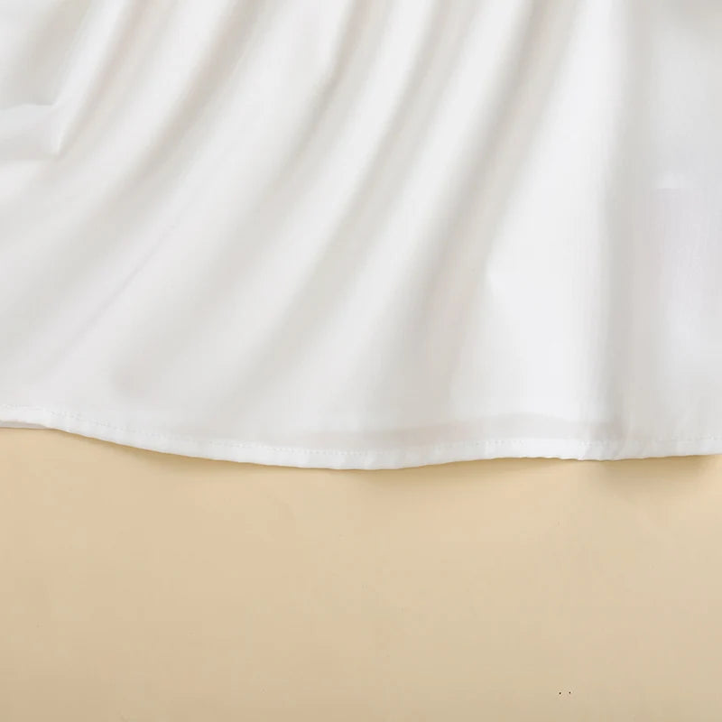 ZANZEA Fashion Stand Collar Blouse Woman 3/4 Sleeve Solid Color Tunic Tops Female Casual Loose Shirt Elegant Party Blusas Mujer