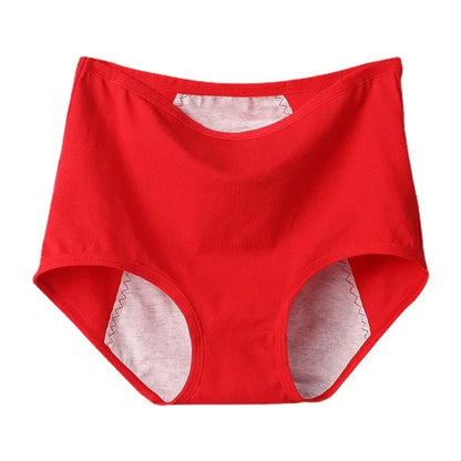 3pcs Girl Menstrual Panties Women's Physiological Briefs Ladies Period Leak Proof Panty High Waist Cotton Underwear.