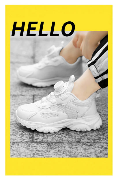 New Style Kids Mesh Shoes Boys Breathable Sports Shoes Girls Fashion Casual Shoes Non-Slip Sneakers Children Light Running Shoes.