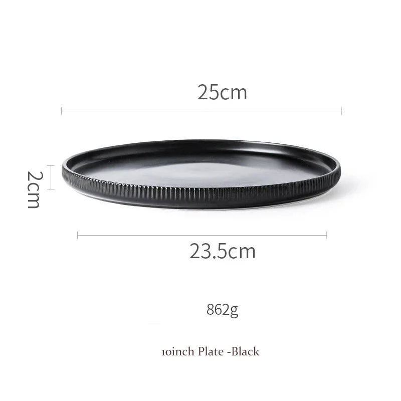 KINGLANG Nordic Creative Ceramics Plates matte glazed bowl Dishes Individual  Ins style Dishes Bowl Household Tableware.