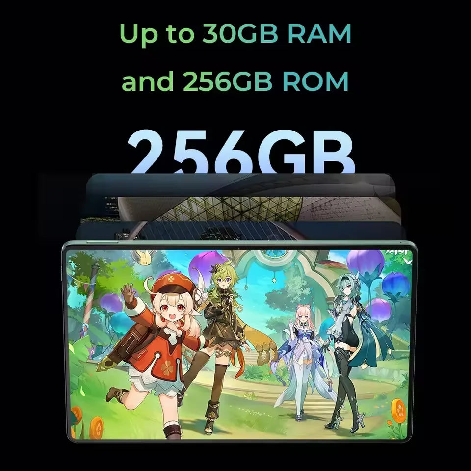 Oukitel OT8 Touch tablet, (6 + 24)Go RAM + 256Go ROM, 11 "2K screen, 8800mAh battery, Widevine L1, TÜV SÜD, GPS Dual SIM 4G.