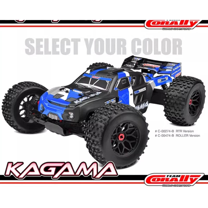 Team Corally Kagama 6s 1/8 4WD RC Cars Remote Control Electric Simulation Racing Card Climbing Off Road Vehicle Model Toy Gift