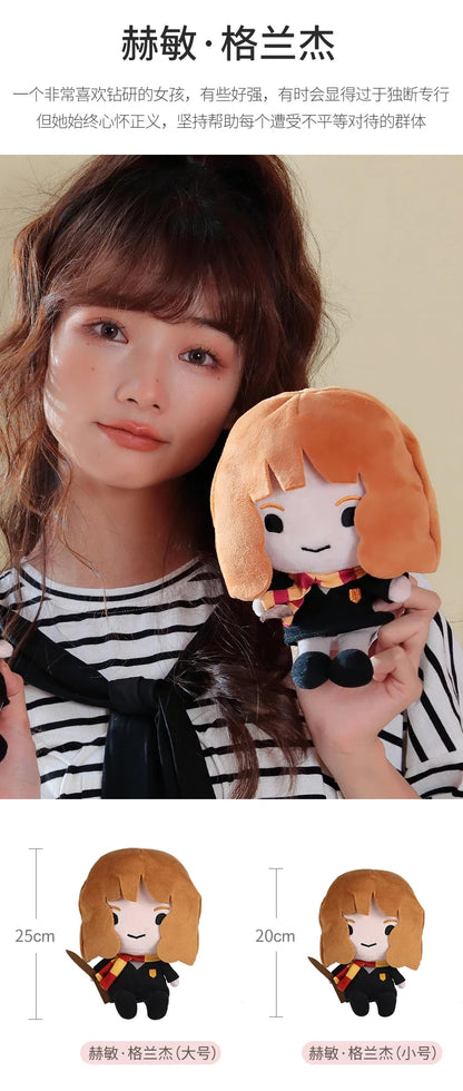 20/25cm Harry Potter Plush Toy Scarf Ron Movie TV Character Doll Soft Filling Stuffed Figure Collectible Gift Set.