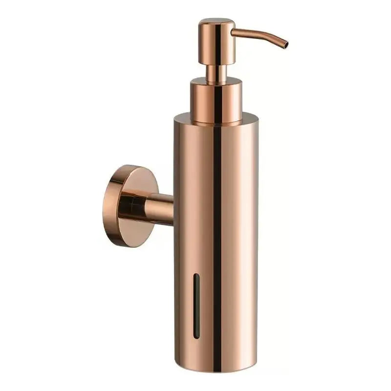 250 ml manueller Seifenspender aus gebürstetem Edelstahl zur Wandmontage, goldener schwarzer quadratischer runder Seifenspender für Hotelbadezimmer