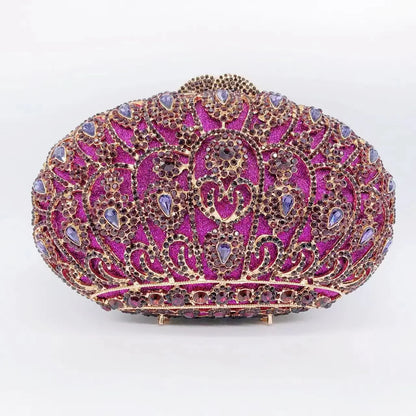 Diamond Dinner Hollow Rhinestone Banquet Clutch Bag Handtassen Dames Bolsos De Fiesta Para Mujer Boda Women's Rhinestone Handbag