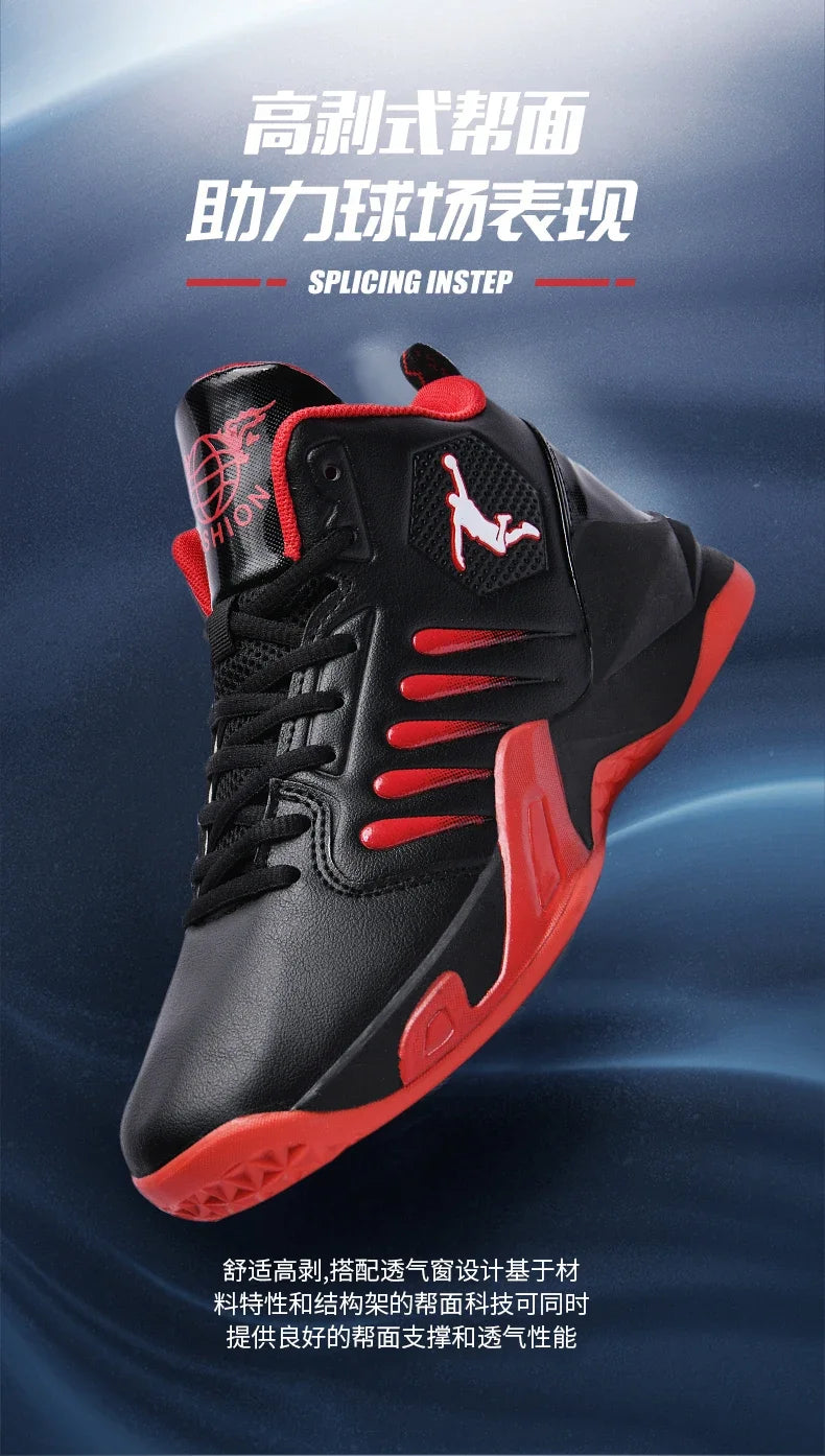 2024 Men Basketball Shoes Outdoor Sports Shoes Male Trendy Sneakers Wear Resistant Rubber Sole Basketball Shoes unisex 36-45.