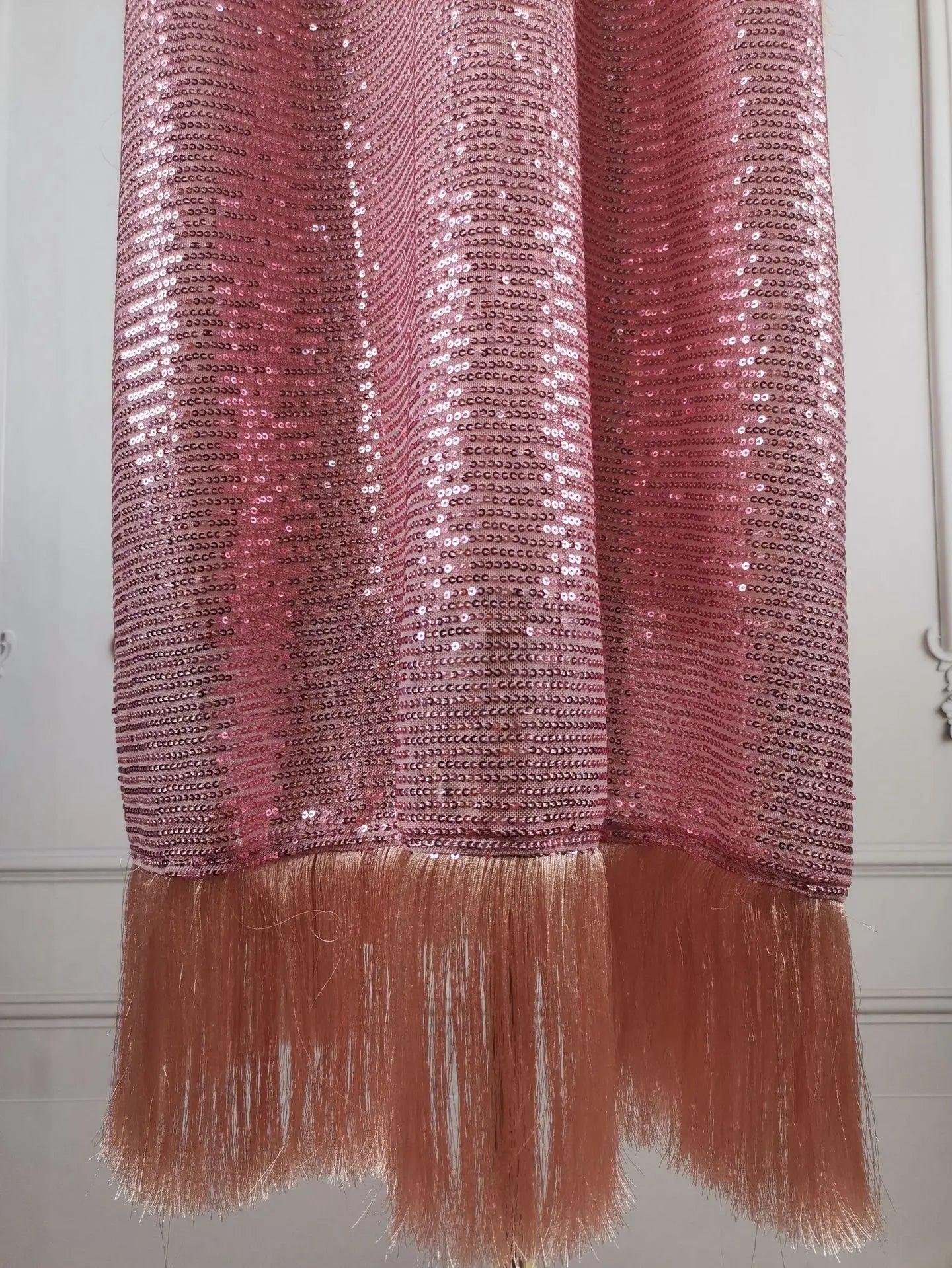 Ramadan Eid Tassel Sequin Batwing Abaya Dubai Women Islam Muslim Maxi Kaftan Dresses Kebaya Caftan Marocain Robe Femme Musulmane.