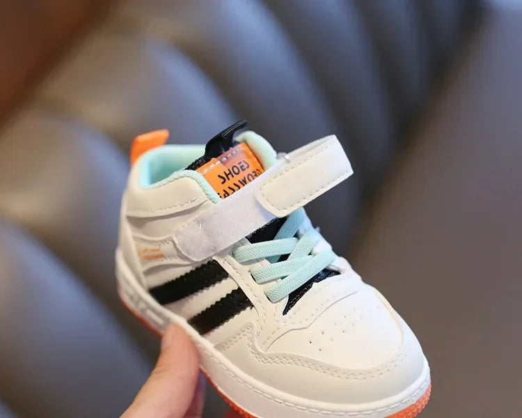 Size 21-32 Children Anti-slip Wear-resistant Casual Shoes Girls Boys Kids Soft Sole Toddler Shoes Baby Breathable Sport Sneakers.