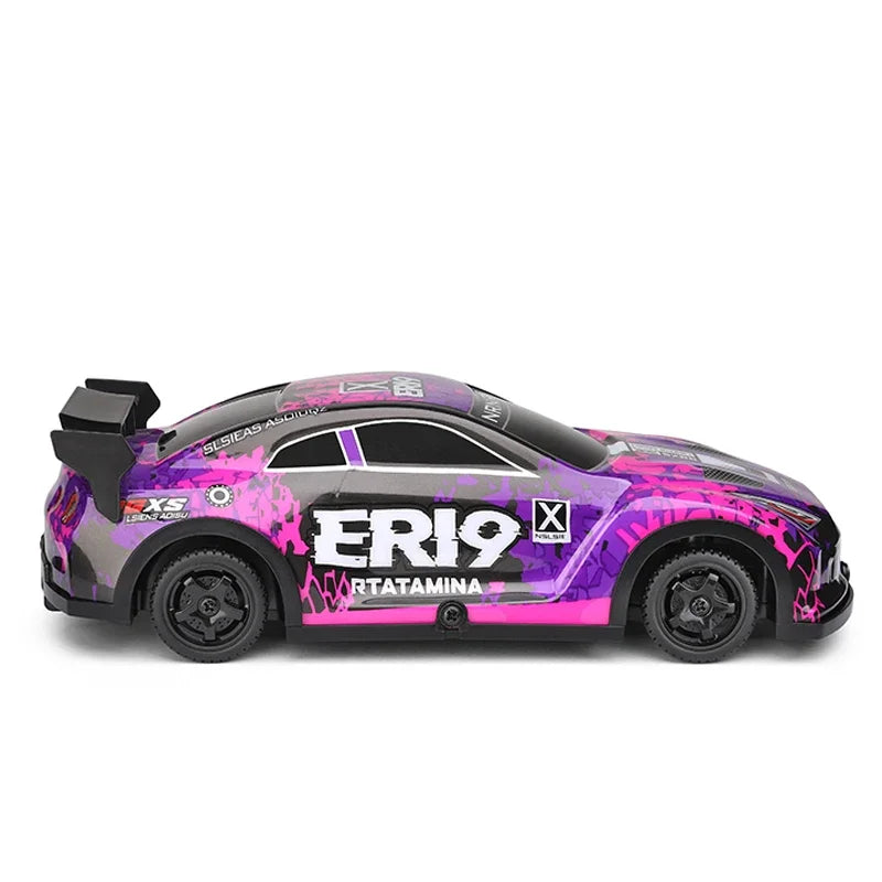 2025 Newest WLtoys  22206 1/22 With Led Lights 2.4G 4WD 15Km/H Metal Chassis Electric High Speed Off-Road Drift RC Cars.