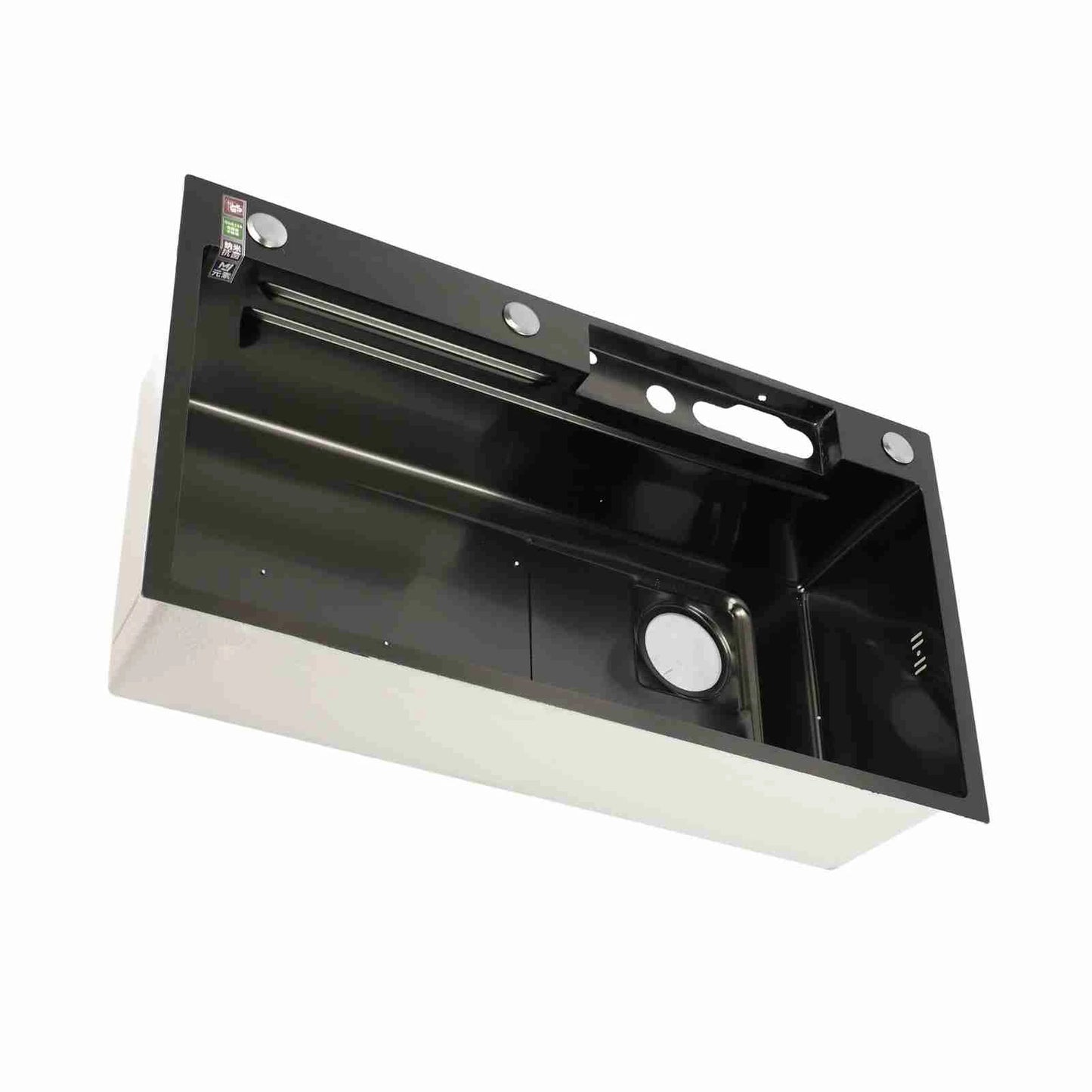 Digitalanzeige-Küchenspüle, professionelle gebürstete, verdickte Digitalanzeige, Doppelspüle aus Edelstahl für die Küche