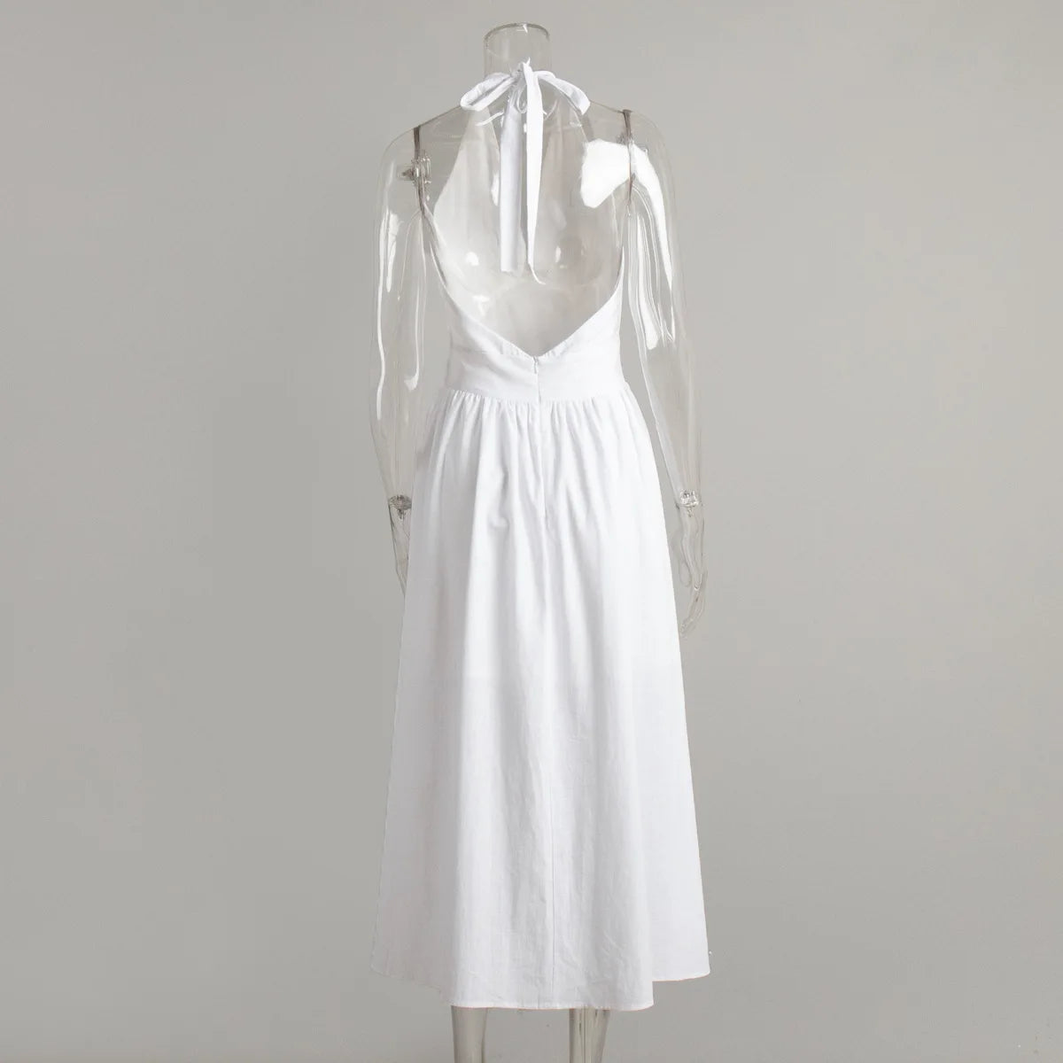 2023 neue Frauen Sommer Baumwolle Lange Kleid Ärmellose Sexy V-ausschnitt Boho Maxi Kleid Lose Stil Lange Kleid Vestidos Kleidung.