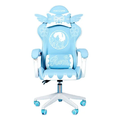 Niedliche elektronische Musik Mädchen rosa Shilla Gaming Stuhl Home Office lässig Computer Stuhl heben rotierenden Cartoon Cartoon Stuhl