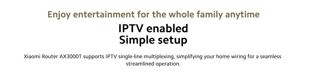 Xiaomi Router AX3000T 2.4G 5G Mesh Technology WiFi 6 Efficient Wall Penetration Children Online Protection WiFi Router Repeater