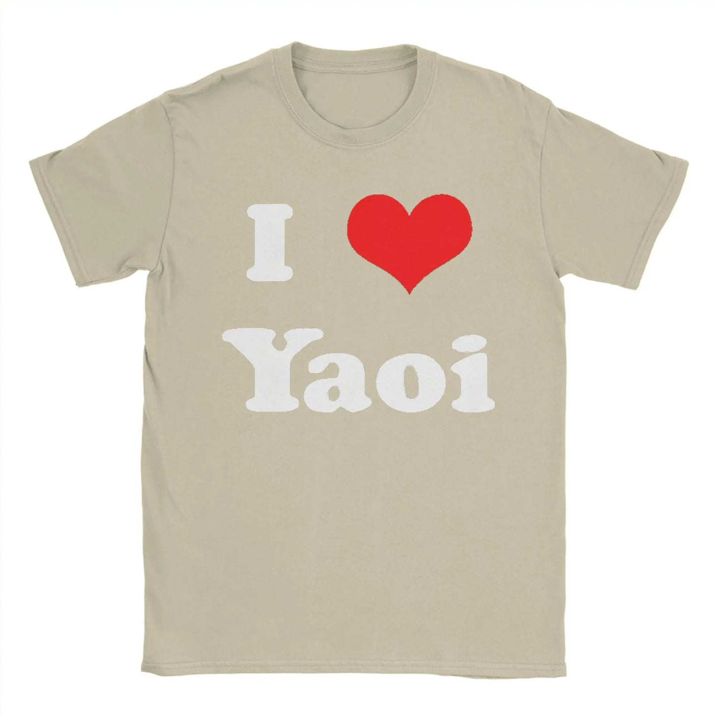 Funny I Love Yaoi T-Shirts Men O Neck Cotton T Shirt  Short Sleeve Tee Shirt Birthday Present Tops.