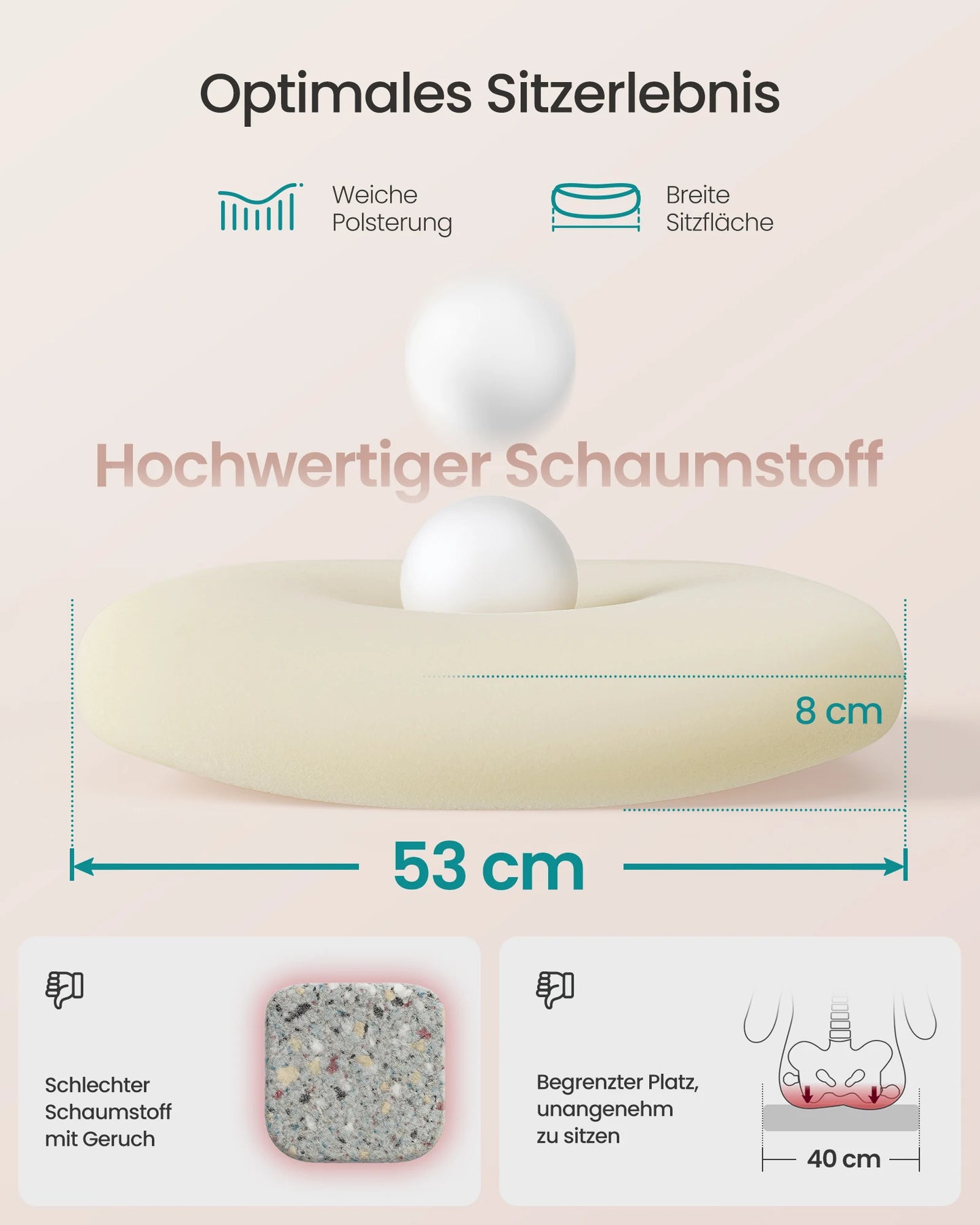 SONGMICS Bürostuhl ergonomisch, Schreibtischstuhl, Drehstuhl mit Mesh, gepolsterte Lendenstütze, Wippfunktion