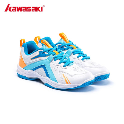 Kawasaki New Badminton Shoes Sneakers Mens Tennis Breathable Anti-Slippery Sport Shoes for Men Women K-065D