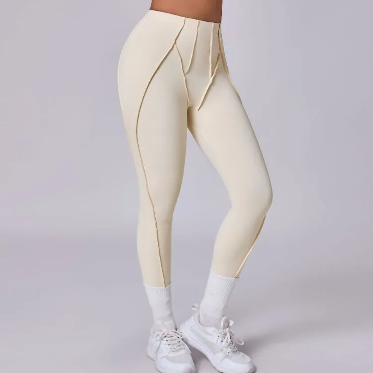 Seamless Yoga Leggings Pants Sports Fitness High Waist Peach Hip Raise Training Trousers Running Workout Gym Leggings for Women.