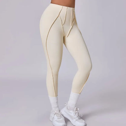 Seamless Yoga Leggings Pants Sports Fitness High Waist Peach Hip Raise Training Trousers Running Workout Gym Leggings for Women.
