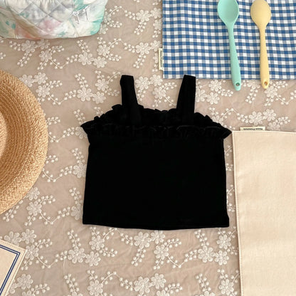 Neu im Sommer Neugeborene Baby Prinzessin süße Kleidung Sling Kleider Schleife Shorts solide Weste Body Kurzarm Kleid Kinder