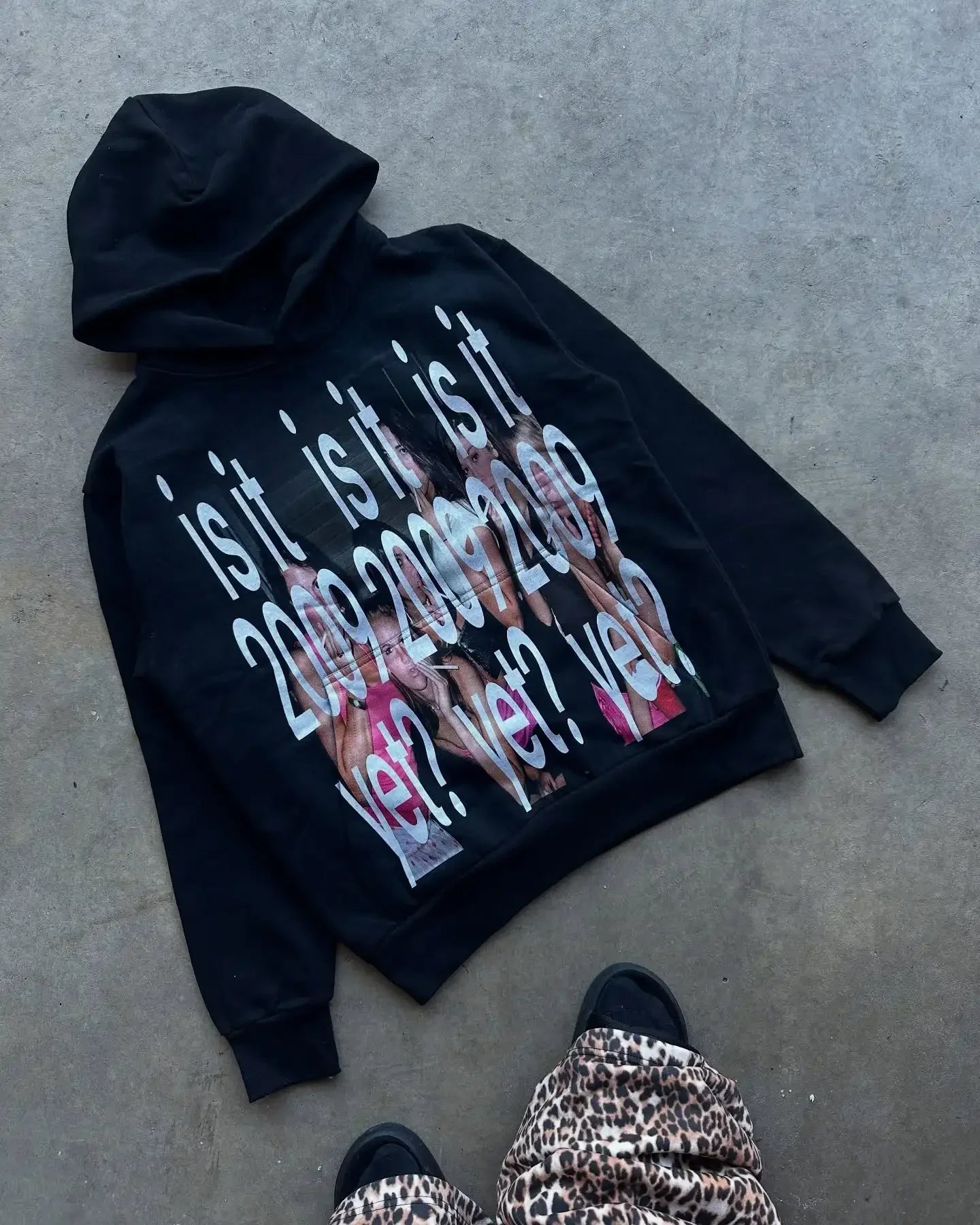 Y2k Hip-Hop Fashion Letter Printing Hoodie Women Casual Streetwear Sweatshirt Top Gothic Oversized Hoodie Men's Clothing