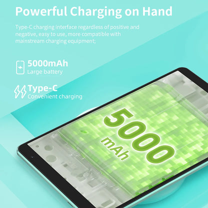 Teclast P85T 2024 Tablet Allwinner A523 8-core 1.8GHz/ 10GB(4GB+6GB) RAM/64GB ROM/8 Inch 800×1280iPS/WIFI5G/4G/5000mAh/Type-C/0