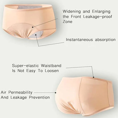5PCS Menstrual Panties Physiological Pants Teens Breathable Leakproof Briefs Women Postpartum Underwear.