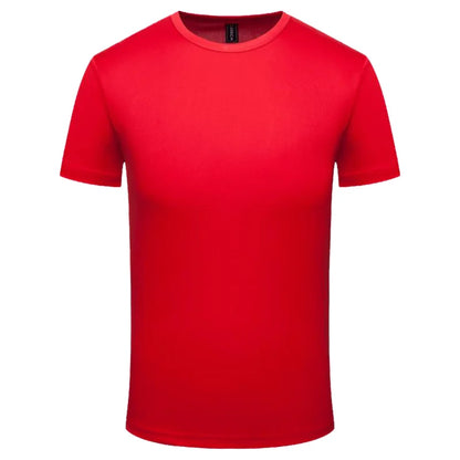 Summer Quick-drying T-shirt Custom Logo Breathable Sports Top Embroidery Personalized Logo Team Activity T-shirt Print Pattern.