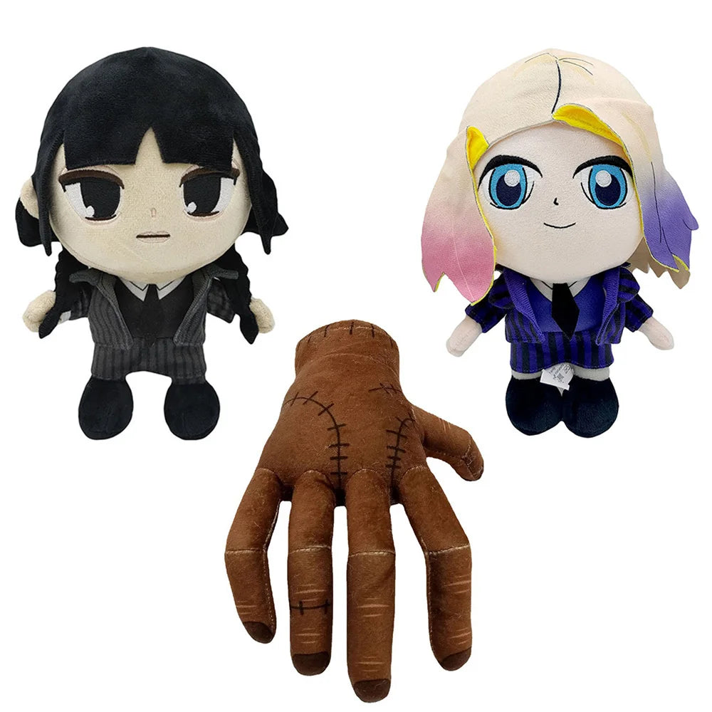 25cm Wednesday Plush Toys Kawaii Tv Series 2023 Cute Soft Stuffed Cartoon Dolls For Kid Birthday Birthday Gift.