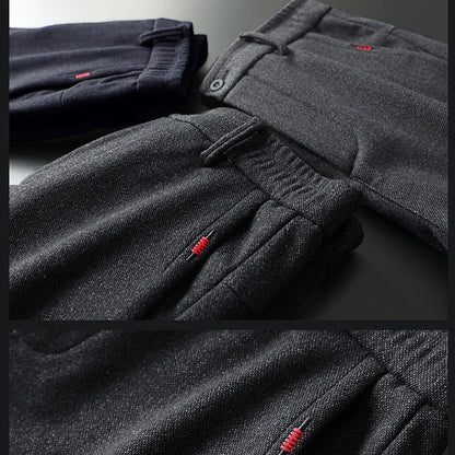 Men's Straight Leg Long Daily Pants Casual Straight Slim Fit Narrow Leg Trousers Stylish Male Suit Work Fashion Blue Gray Pants.