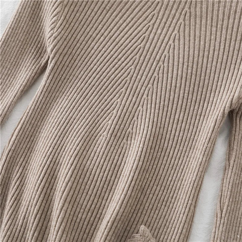 2026 weibliche Dünne Koreanische Strickwaren Tops Herbst Winter Pullover Frauen Hohl-out Pullover Langarm Rollkragenpullover.