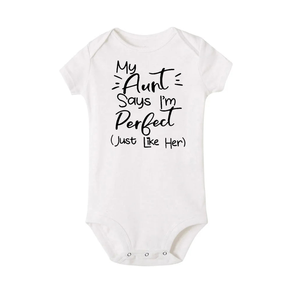 Don't Make Me Call My Crazy Onkel Lustiger Säuglingsspielanzug, modischer Baby-Body für Jungen und Mädchen, Kleidung für Neugeborene, niedlicher Kleinkind-Overall.