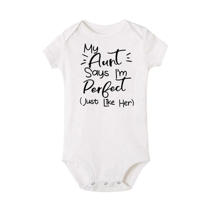 Don't Make Me Call My Crazy Onkel Lustiger Säuglingsspielanzug, modischer Baby-Body für Jungen und Mädchen, Kleidung für Neugeborene, niedlicher Kleinkind-Overall.