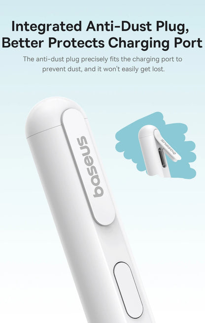 Baseus 3rd Gen Bluetooth Stylus for Apple Pencil Palm Rejection Compatible with iPad pro Mini Air 2024 2022-2018 for Apple Pen.