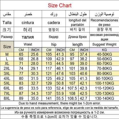 8XL Men's Down Pants Plus Size Winter Plus Velvet Thick Loose Cotton Pants Big Size Solid Color Warm Lamb Down Casual Sweatpants.