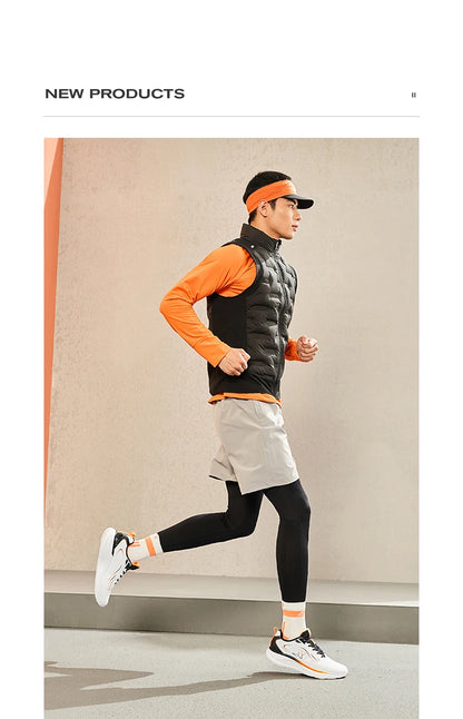 Xtep Running Shoes For Men 2024 Winter Stability Cushioning Lace Up Sports Shoes Keep Warm Jogging Soft Sneakers 876419370035.