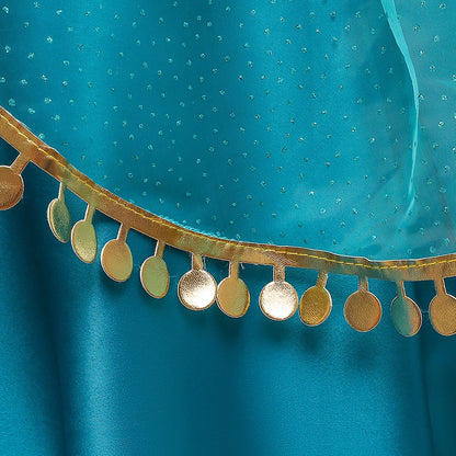 Disney Prinzessin Jasmin Kleid Kinder Cosplay Aladin und die Wunderlampe Performance Kostüm Mädchen Halloween Karneval Outfits.