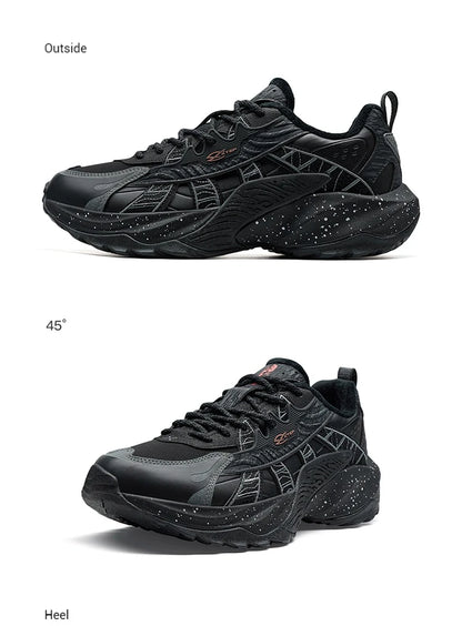 Xtep Flame 5.0 Men's Cotton Shoes 2024 Winter Comfortable Lightweight Heightening Rabbit Fur Warm Retro Casual Shoe 976419370048