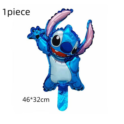 Niedliche Cartoon-Lilo und Stitch-Luftballons, alles Gute zum Geburtstag, Party, Babyparty, Dekorationen, Kindergeschenke, Einweggeschirr.