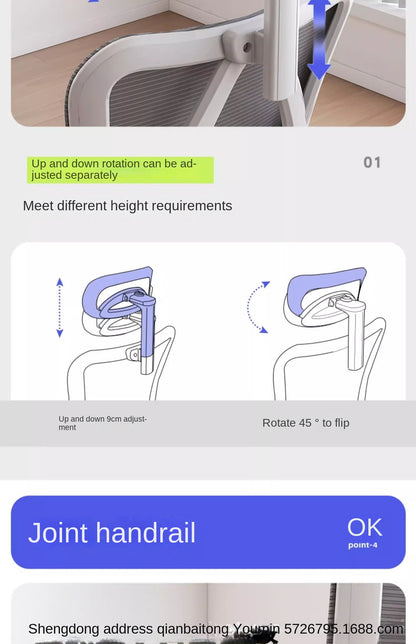UVR Mesh Bürostuhl Haushalt Sessel verstellbarer Drehs itz ergonomische Rückenlehne Stuhl Mädchen Schlafzimmer Computer Gaming Stuhl