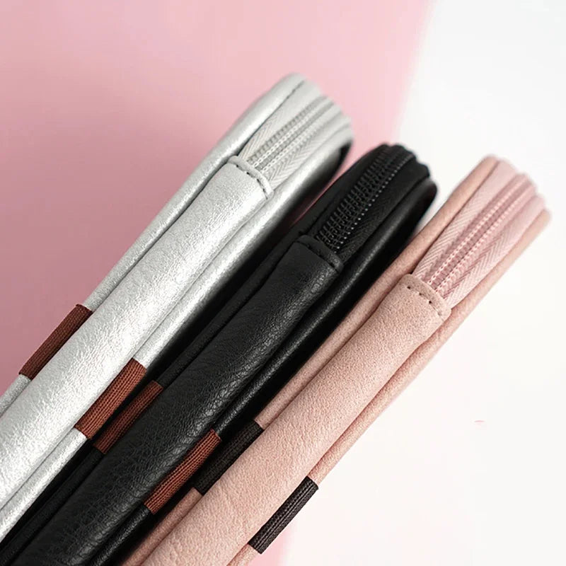 Women Foldable Makeup Brush Bag Organizer Female Travel Cosmetic Toiletry Case for Beauty Tools Wash Accessories Pouch.